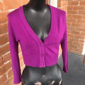 Dream of the Crop: purple cardigan from ModCloth
